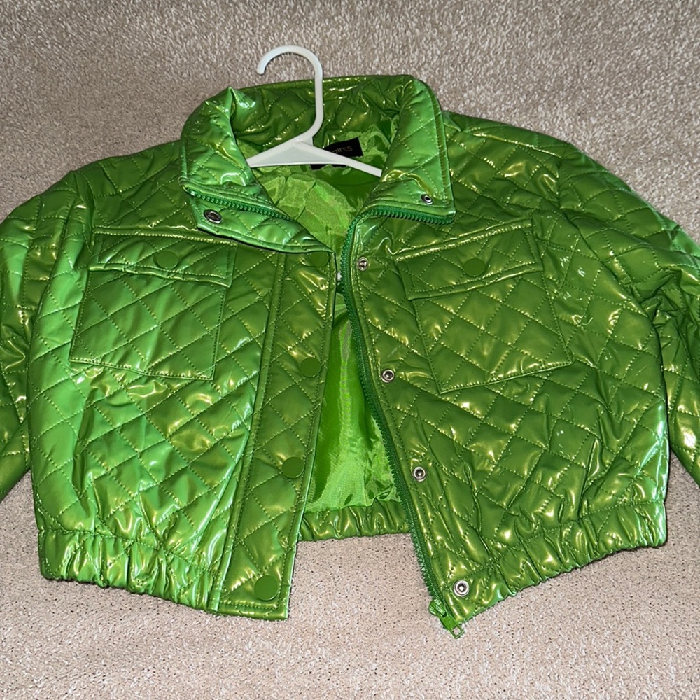 36Point5 | Green Crop Jacket